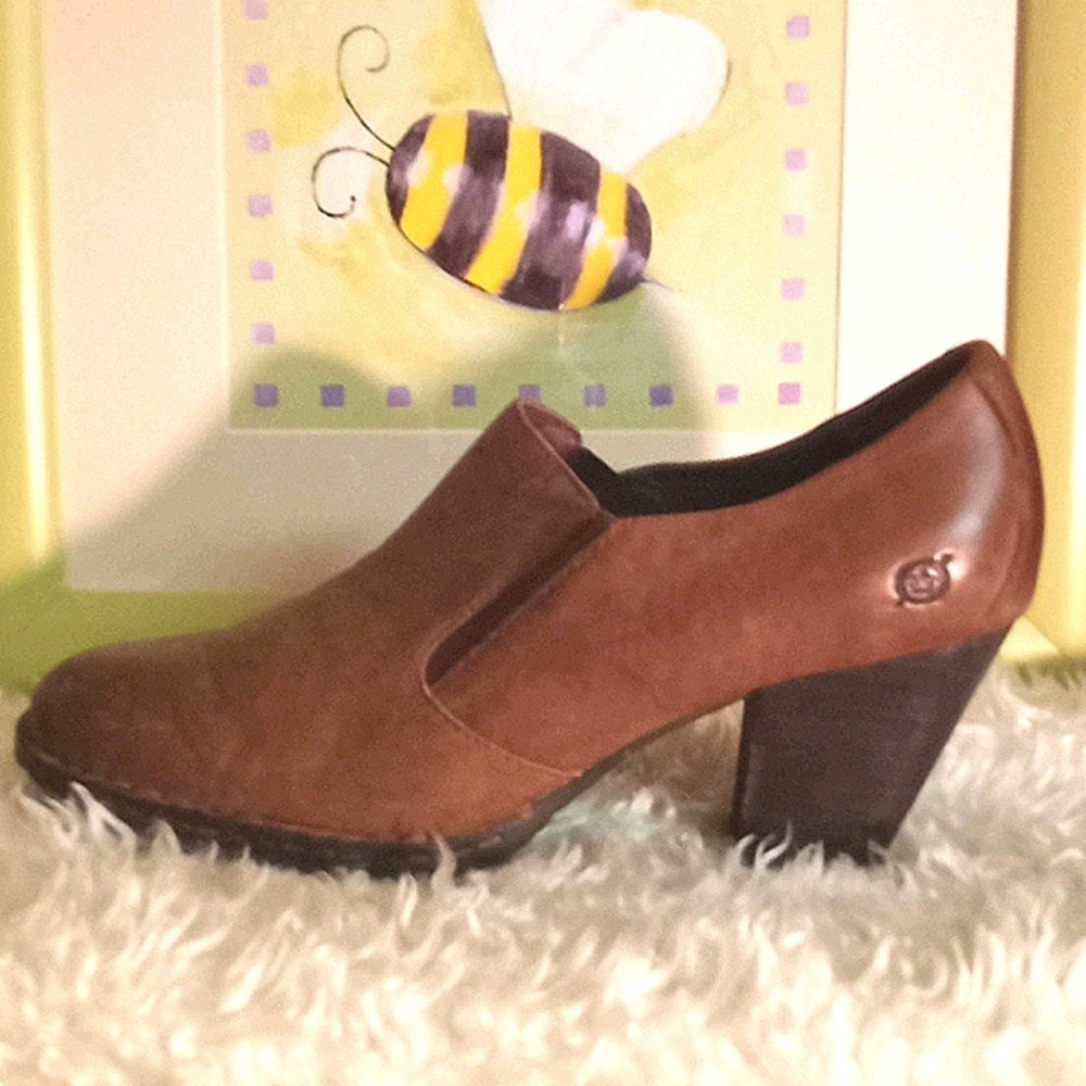 Born western style ankle bootie